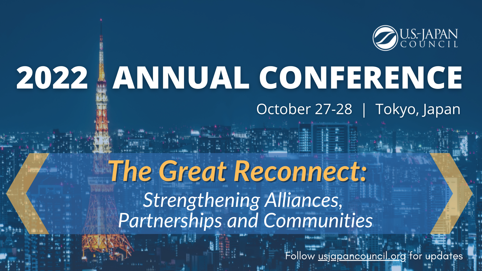 MEDIA ADVISORY 2022 USJC Annual Conference Coming to Tokyo to Reignite