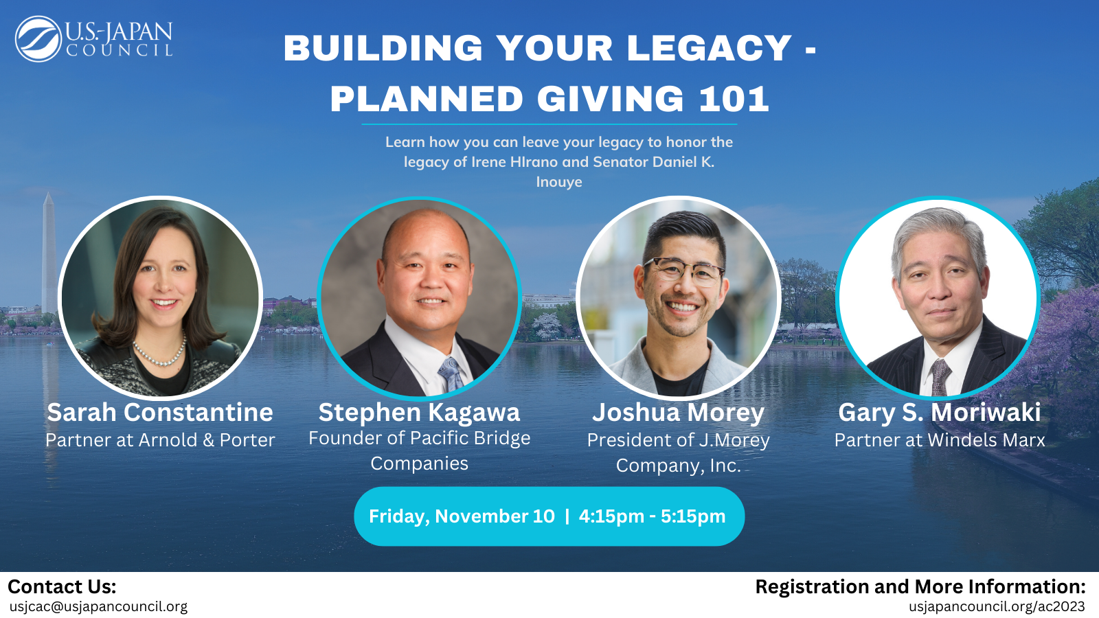 Building Your Legacy - Planned Giving 101 - U.S.-Japan Council