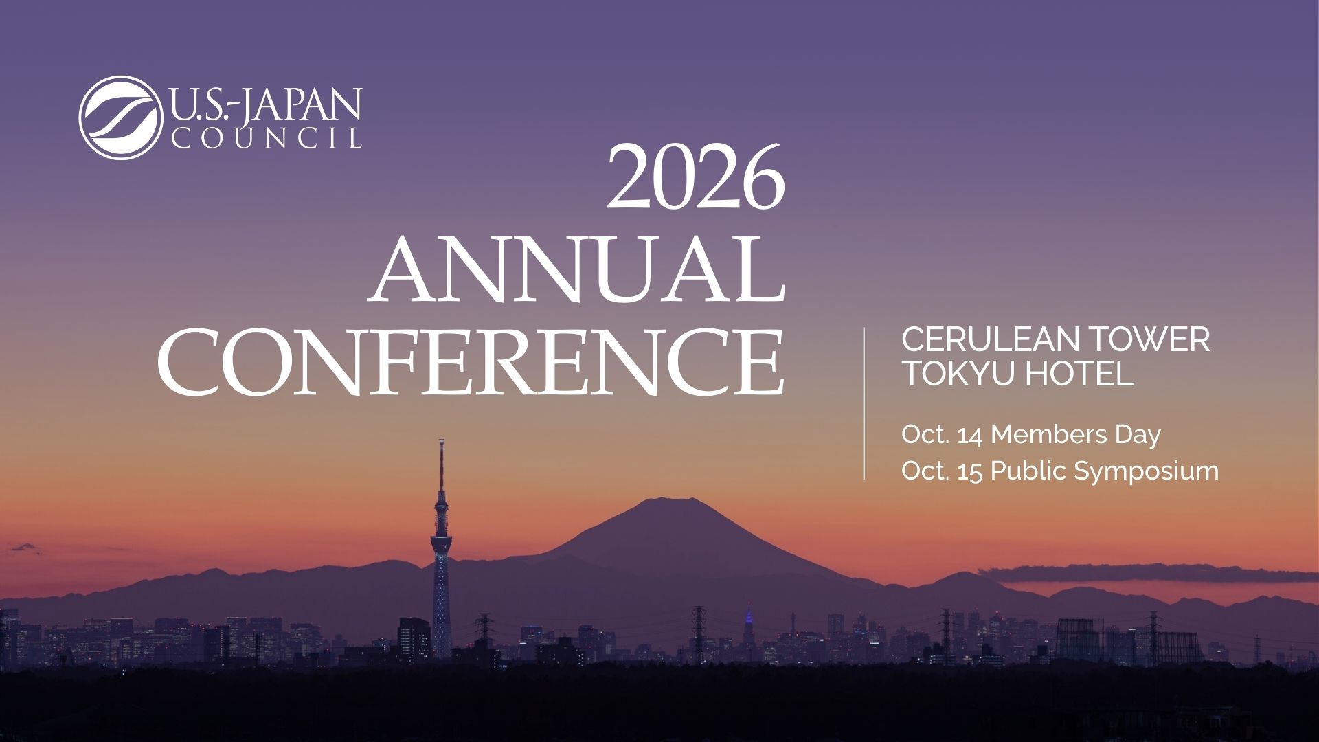 2026 Annual Conference - U.S.-Japan Council